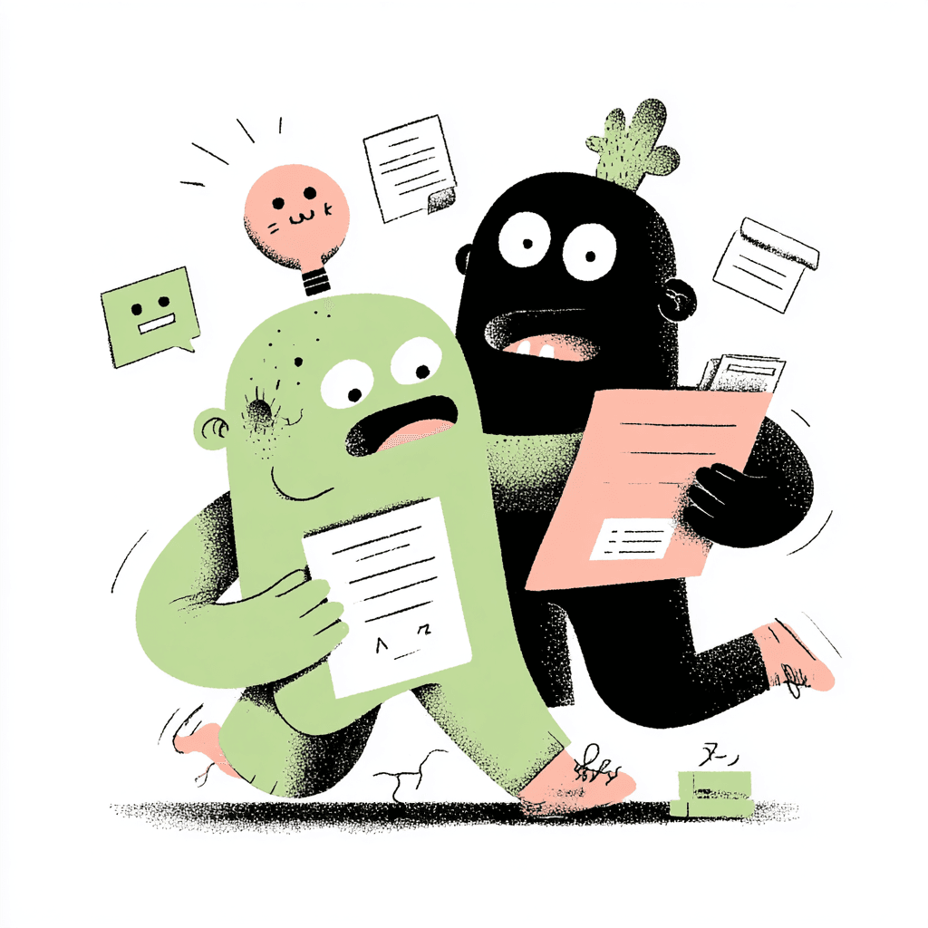 Student using phone for exam revision